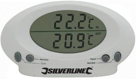 Silverline - In/Outdoor Thermometer - 675133